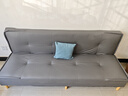 語(yǔ)森憶新疆西藏包郵折疊沙發(fā)床兩用小戶(hù)型簡(jiǎn)約貓抓皮客廳公寓懶人可睡 升級款防貓抓皮深灰色 三人位1.8米 曬單實(shí)拍圖