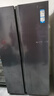 海爾（Haier）盛宴618L對開(kāi)門(mén)冰箱黑金凈化一級能效風(fēng)冷無(wú)霜超大容量藍色BCD-618WGHSSEDBL國家補貼 曬單實(shí)拍圖