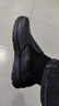 斯凱奇（Skechers）閃穿鞋秋冬軟底皮鞋工作鞋一腳蹬休閑男鞋黑色商務(wù)皮鞋200304 黑色/BLK 41.5 胖腳建議選大半碼 曬單實(shí)拍圖