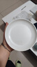 甜雅靜仿瓷密胺盤(pán)子商用餐具圓形塑料碟子圓盤(pán)火鍋菜盤(pán)白色快餐自助餐盤(pán) 深盤(pán) 6英寸 曬單實(shí)拍圖