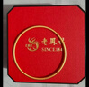 老鳳祥素圈古法黃金手鐲女足金999金鐲子三金結婚生日情人節禮物送女友 【中空加厚】金重約：5.2g 56圈口 曬單實(shí)拍圖