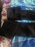 棉致加絨加厚黑色高腰微喇牛仔褲女秋冬季新款小個(gè)子修身直筒休閑褲子 F829黑色【加絨高品質(zhì)】 XL 125-135斤 曬單實(shí)拍圖