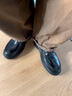 意爾康官方男鞋皮鞋男春秋季英倫德比鞋男厚底商務(wù)休閑皮鞋新郎正裝鞋 黑色 41 曬單實(shí)拍圖