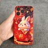 圣圖朗新年喜慶福袋兔iPhone17promax手機殼液態(tài)小羊皮13可愛(ài)女蘋(píng)果16pro國風(fēng)12卡通14plus情侶15pro全包 福袋小兔【中國紅】液態(tài)小羊皮 iPhone 14 Pro Max 曬單實(shí)拍圖