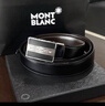 萬(wàn)寶龍（MONTBLANC） 萬(wàn)寶龍皮帶腰帶禮盒男士商務(wù)休閑 板式自動(dòng)扣118421 1件 曬單實(shí)拍圖