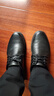百麗男鞋商場(chǎng)同款牛皮革商務(wù)休閑皮鞋7GM01CM1 黑單里 40 曬單實(shí)拍圖
