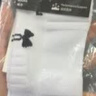 安德瑪（Under Armour）襪子【3雙】籃羽毛球運動(dòng)船襪男女跑步薄款防臭毛巾短棉襪 曬單實(shí)拍圖
