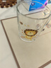 btif家用水杯兒童牛奶杯吸管玻璃杯帶刻度沖奶粉寶寶喝奶杯子  曬單實(shí)拍圖