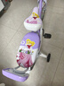哈叮龍兒童自行車(chē)3-6-10歲單車(chē)男女童輕便腳踏車(chē)輔助輪5歲女孩車(chē)公主車(chē) 紫色【加寬加大坦克輪】 16寸 適合身高100-120cm 曬單實(shí)拍圖