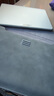 Yoves 適用蘋(píng)果macbook air m4內膽包pro14 m5電腦包air15筆記本保護套 煙灰色【請勿拍錯尺寸】 13.3-13.6英寸 M4/M3/M2/M1 曬單實(shí)拍圖