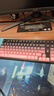邁從（MCHOSE） G98 V2客制化機械鍵盤(pán)gasket結構三模2.4G/有線(xiàn)/藍牙hifi全鍵熱插拔電競游戲辦公電腦平板 G98 V2 黑莓粉-烈焰橙軸 曬單實(shí)拍圖