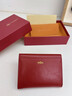 金利來(lái)（Goldlion）錢(qián)包女士2025新款櫻桃紅牛皮輕薄小巧淡粉色零錢(qián)包真皮時(shí)尚錢(qián)夾女 櫻桃紅 曬單實(shí)拍圖