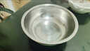 雄沃馳不銹鋼盆廚房和面盆打蛋盆加深盆洗菜盆洗臉盆家用洗米瀝水盆 高顏值食品用18cm 曬單實(shí)拍圖