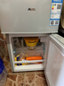 奧克斯（AUX）家用雙門(mén)迷你小型冰箱 冷藏冷凍保鮮小冰箱 宿舍租房節能電冰箱 【國家補貼】BCD-24K118 基礎款 銀色 曬單實(shí)拍圖