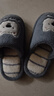 幸?，旣悾–heerful Mario）小狗狗卡通男童秋季2025新款可愛(ài)居家室內寶寶毛毛棉拖鞋 曬單實(shí)拍圖
