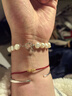 老銀匠s925銀手鏈女巴洛克淡水珍珠手鏈百搭不規則小眾設計銀手串送女友 淡水珍珠 925銀 鏈長(cháng)約17cm 曬單實(shí)拍圖