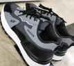 歐倫啄木鳥(niǎo)男鞋秋冬季新款休閑鞋工作上班皮面運動(dòng)鞋防水防滑勞保潮鞋子男 黑灰色 42 曬單實(shí)拍圖