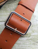 chongsukei小&ck寬4.8cm棕色腰帶女2025新款百搭裝飾配飾配牛仔裙子西裝女款 咖啡色 寬4.8cm 105cm 曬單實(shí)拍圖
