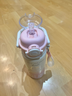oktp高顏值保溫杯兒童可愛(ài)吸管杯一杯三飲大容量學(xué)生上學(xué)專(zhuān)用便攜水杯 粉色520ML【一杯三飲&手提】小貓貼+公仔 曬單實(shí)拍圖