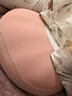 BabyWatch孕婦枕乳膠枕護腰枕頭托腹墊腰側睡枕全乳膠填充舒適慢回彈 櫻花粉-記憶棉枕芯-貝殼護腰枕 曬單實(shí)拍圖