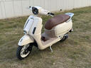 飛鷹全新升級26款F150兩輪踏板摩托車(chē)燃油通勤代步國四電噴可上牌TFT 26升級款象牙白【至尊版】 全國包郵+贈送頭盔+尾箱+機油+全套禮品 曬單實(shí)拍圖