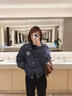 妙奕嘉牛仔藍冬季棉服女士韓系面包服保暖棉衣立領(lǐng)棉襖外套女裝上衣棉衣 復古立領(lǐng)棉服【牛仔藍】M（建議95-110斤） 曬單實(shí)拍圖