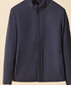 雅戈爾（YOUNGOR）25新款【絲絨內里】商務(wù)通勤防風(fēng)短外套男 深藍 2XL(185/104A) 曬單實(shí)拍圖