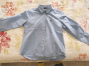 Navigare小帆船春秋款全棉凈色長(cháng)袖襯衫女多色親膚通勤休閑襯衣2313004501 曬單實(shí)拍圖