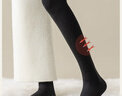 宜而爽女士襪子女秋冬羊毛保暖護膝加厚毛圈大腿襪顯瘦美腿襪高筒防下滑 曬單實(shí)拍圖