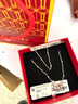 中國黃金（CHINA GOLD）足銀在逃公主項鏈女款立體蝴蝶結愛(ài)心吊墜新年節生日禮物送女友 【今/次日達】蝴蝶結愛(ài)心項鏈 曬單實(shí)拍圖