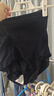 犬印本鋪（INUjIRUSHI）孕婦產(chǎn)后立體加壓收腹提臀束腰內褲純棉內襠產(chǎn)婦月子透氣高腰短褲 黑色*1 M 曬單實(shí)拍圖