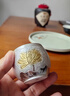 承韻尚樽（VHUNSZON）金蓮花銀杯子999純銀茶杯手工一張打主人杯品茗杯喝茶碗功夫茶具 蓮花并蒂48克 58ml+證書(shū)+禮盒 曬單實(shí)拍圖