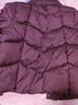 皮爾卡丹（pierre cardin）品牌高檔羽絨棉服外套女短款抗寒加厚棉衣2025年冬天防寒保暖棉襖 紫紅色 XL 建議120到135斤左右 曬單實(shí)拍圖