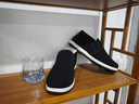 正宗老北京布鞋高檔正品新款冬季加絨羊毛棉鞋防滑防水保暖一腳蹬 白底[綿羊毛] 均碼 41 曬單實(shí)拍圖