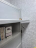 江緯書(shū)柜儲物柜一體靠墻輕奢書(shū)架收納柜立式手辦柜展示柜鋼制客廳置物 【加厚碳鋼】白6層長(cháng)120高184cm 曬單實(shí)拍圖