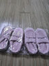小熊兔子卡通棉拖鞋家用室內厚底棉拖鞋女保暖防滑毛毛拖鞋踩屎感 灰色 44-45 【適合43-44】 曬單實(shí)拍圖