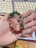 龍虎山五行補喜缺木火吉祥小手鏈水晶紅瑪瑙太陽(yáng)石綠幽靈男女手串 【木火屬性】珠徑10MM標準男女款 曬單實(shí)拍圖