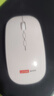 聯(lián)想（Lenovo）無(wú)線(xiàn)鼠標靜音Typec充電學(xué)習商務(wù)辦公鼠標輕薄便攜筆記本臺式電腦一體機外設接收器鼠標配鼠標墊 清雅白 無(wú)線(xiàn)鼠標+鼠標墊 曬單實(shí)拍圖