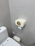 麥桶桶（Mr.Bin）衛生間紙巾盒壁掛式廁所多功能創(chuàng  )意置物架免打孔吸盤(pán)卷紙抽紙架 奶油白壁掛紙巾盒丨雙吸盤(pán)設計丨卷紙抽紙均可用 曬單實(shí)拍圖