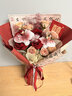 送花葉訂婚結婚禮盒玫瑰花束全早生貴子鮮花國同城速遞配送閨蜜禮物花店 【永遠愛(ài)你】19朵卡布紅玫瑰混搭蝴蝶蘭花束 曬單實(shí)拍圖