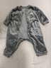 宜爽兒嬰兒連體衣春秋季加絨保暖哈衣新生爬服寶寶衣服 灰色 90cm 曬單實(shí)拍圖