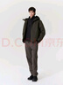 杰克·瓊斯（JACK&JONES）男裝秋冬季短款羽絨服男士連帽防水戶(hù)外潮流鴨絨沖鋒衣外套 E04橄欖黑 M （175）偏大,建議拍小一碼 曬單實(shí)拍圖