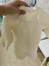 婧麒（JOYNCLEON）嬰兒衣服秋冬連體衣純棉新生兒季男女寶寶夾棉保暖對開(kāi)哈衣服爬服 中開(kāi)星月奶白 73cm 【6-9個(gè)月，體重7.2-9kg】 曬單實(shí)拍圖