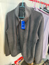 回力（Warrior）外套男秋冬雙面搖粒絨運動(dòng)上衣青少年加絨加厚立領(lǐng)夾克 深灰 XL 曬單實(shí)拍圖