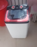 長(cháng)虹單桶洗衣機全半自動(dòng)小型迷你洗脫一體內衣褲洗襪子神器母嬰兒童學(xué)生宿舍出租房洗衣機藍光抑菌 紅黑7.2KG【不銹鋼甩桶】+藍光抑菌+強勁電機 曬單實(shí)拍圖