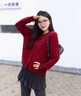 森馬（Semir）商場(chǎng)同款|騏驥紅色毛衣女26新年學(xué)院風(fēng)圓領(lǐng)絞花內搭101126106009 曬單實(shí)拍圖