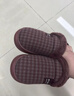 ECAC老人棉鞋防滑女士冬季加絨保暖加絨加厚男老式中老年人棉拖鞋包跟 酒紅色【暖腳更暖心】 38-39 【正碼正拍】 曬單實(shí)拍圖