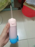 小米狼電動(dòng)沖牙器家用便攜超聲波洗牙器伸縮水箱除牙石防水水牙線(xiàn)口腔潔牙結石去除器兒童成人 伸縮款-漸變粉藍-配四個(gè)頭 4支噴頭 潔齒護齦 曬單實(shí)拍圖