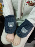 察今兒童袖套男孩幼兒園秋冬學(xué)生套袖短款成人2025新款羽絨服護袖頭 可愛(ài)小熊袖套【灰色】 曬單實(shí)拍圖