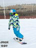 迪卡儂兒童滑雪褲加厚防水保暖男童女童單板寬松棉褲背帶褲5435602 曬單實(shí)拍圖